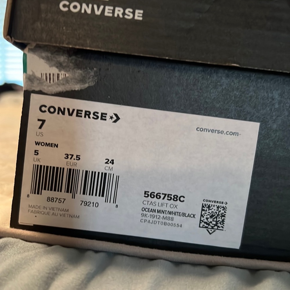 Converse Platform Mint Size 7